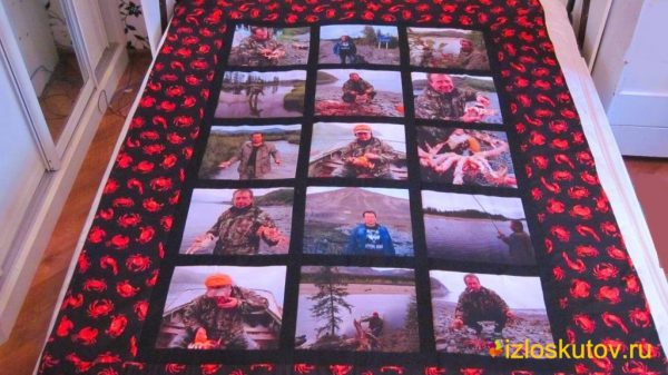 Лоскутное одеяло с фотографиями "Камчатка" № 162