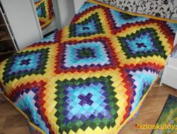 Лоскутное покрывало "Солнечные бабочки" № 281